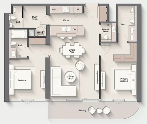 2 Bedroom